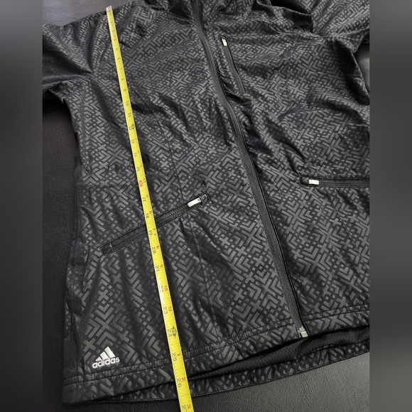 Adidas Black Climaproof Full Zip Golf Jacket Women’s Size Medium - Lightweight - Picture 8 of 8